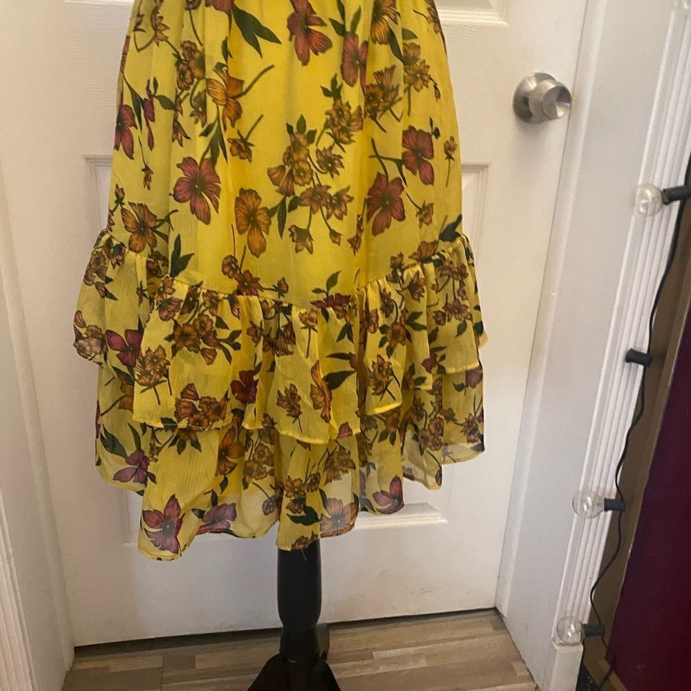 Scripted floral dress, M - Picture 3 of 8